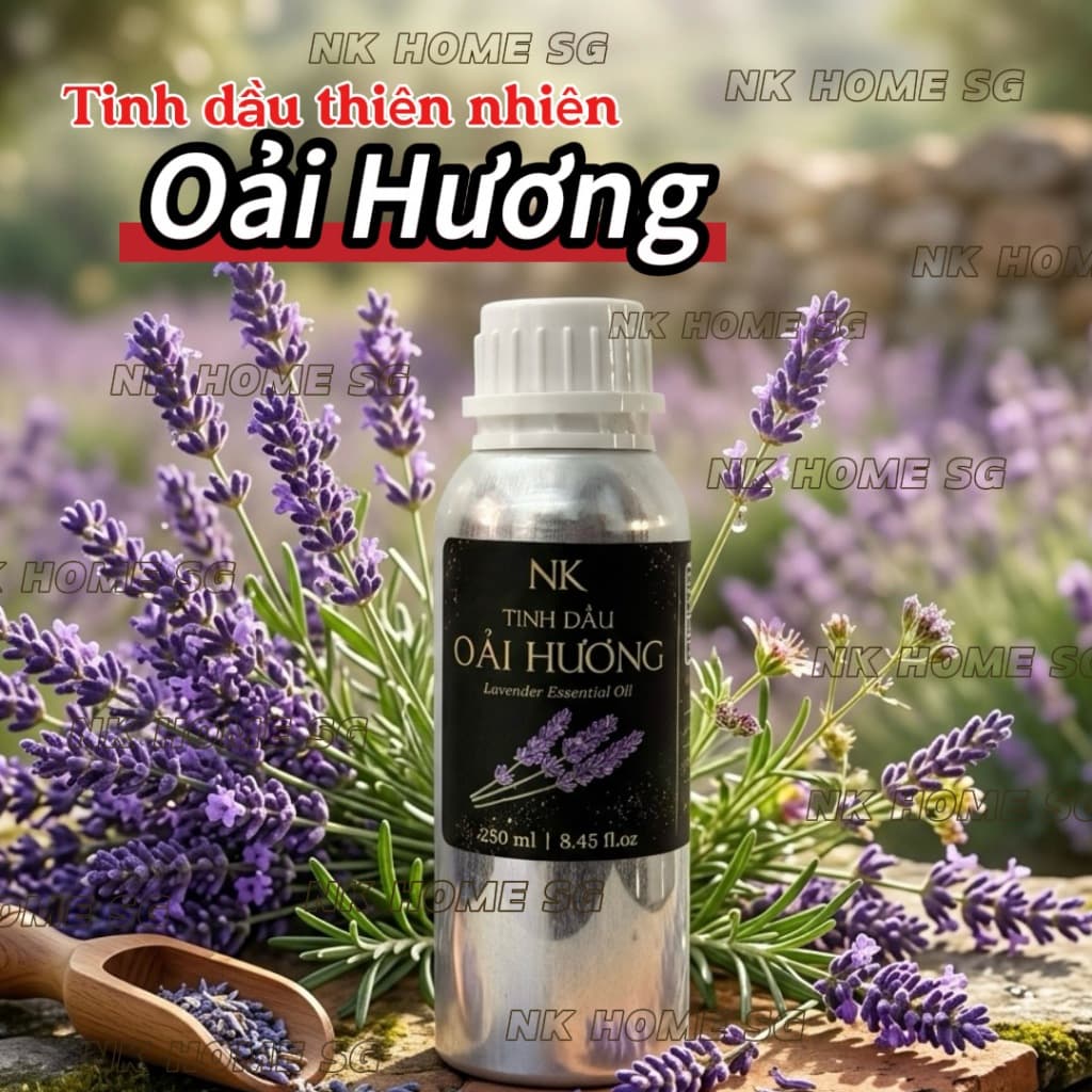 Tinh Dầu Oải Hương Nguyên Chất Dung Tích Lớn Hương Thơm Dịu Nhẹ Dùng Xông Phòng Khuếch Tán, spa