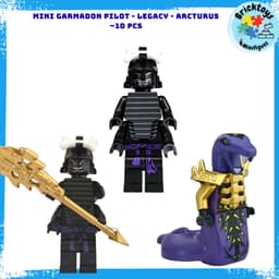 [ Có Sẵn ] Đồ chơi mô hình xếp hình nhân vật NJ phản diện Garmadon - Thủ lĩnh tộc rấn Arcturus 1