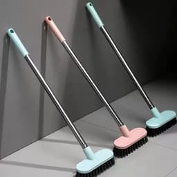Chổi chà sàn nhà,sân,phòng tắm,chà vệ sinh,lông cứng hồng,xanh dùng cho gia đình 50x14cm 1