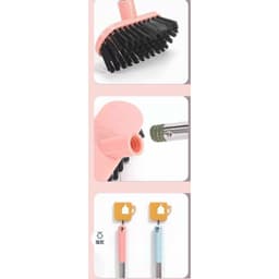 Chổi chà sàn nhà,sân,phòng tắm,chà vệ sinh,lông cứng hồng,xanh dùng cho gia đình 50x14cm 5