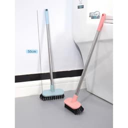 Chổi chà sàn nhà,sân,phòng tắm,chà vệ sinh,lông cứng hồng,xanh dùng cho gia đình 50x14cm 6