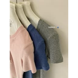 [SẴN] 𝑻𝒉𝒆𝑴𝒂𝒚 x 𝐖𝐆𝐖𝐄/ Áo Thun Cổ Trụ Tàu Nữ Ôm Body WG.WE 9209, Áo Thun Nữ Cộc Tay Cổ Tròn Trơn Cài Cúc Basic 6