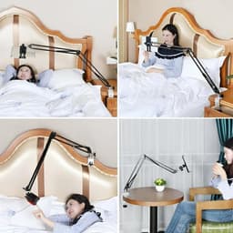 Giá đỡ Điện thoại, iPad , Kẹp Bàn, Gắn Đầu Giường, Xem Phim, Livestream 6