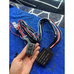 Mạch Relay 200W / 300W Cho Đèn Trợ Sáng Ô Tô, Bộ Dây Relay EX3, M30ultra Kèm Công Tắc Độc Lập 3 Nút Bấm 2