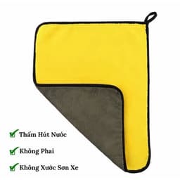 Combo 5 Khăn Lau Đa Năng 2 Mặt Thấm Hút Tốt, Hoàn Hảo cho Lau Xe và Vệ Sinh Nhà Bếp. Tiện Ích Gia Đình!(giadungtranlinh) 5