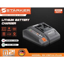 Sạc Pin Lithium 21V Stärker SK-CBF4A-PLUS 4A Có Quạt Gió Tản Nhiệt Sạc Nhanh 1