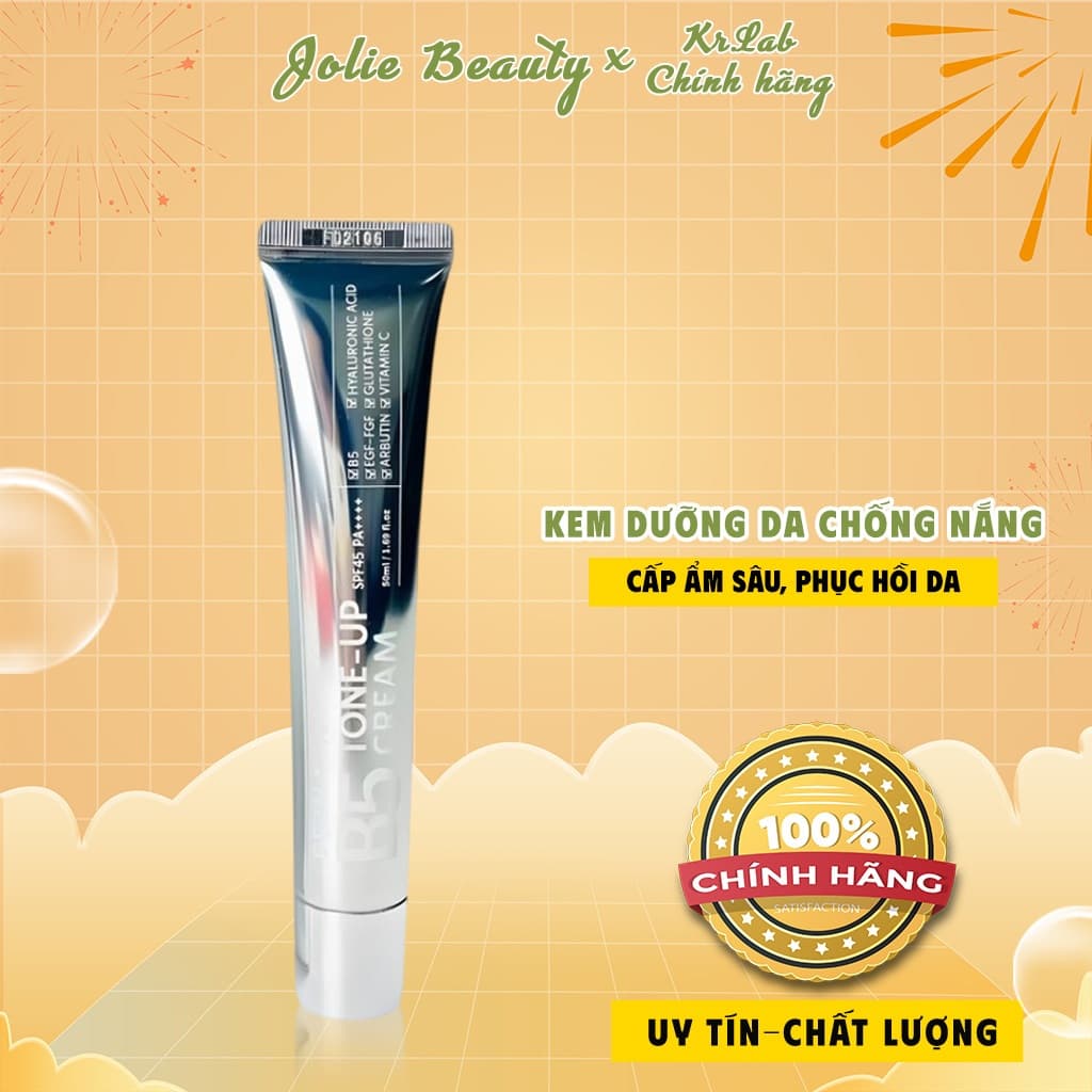 Kem Dưỡng Da Chống Nắng Nâng Tone Dermaxilic Kr.lab B5 45ml| Cherry Beauty