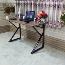 Bàn Làm Việc Chân K Khung Sắt 20x40, Mặt Gỗ MDF 15mm Phủ Melamin, Vững Chắc 5