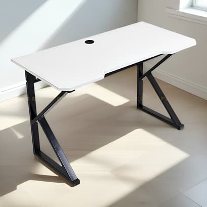 Bàn Làm Việc Chân K Khung Sắt 20x40, Mặt Gỗ MDF 15mm Phủ Melamin, Vững Chắc