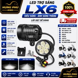 Bóng led trợ sáng l6x siêu sáng 1