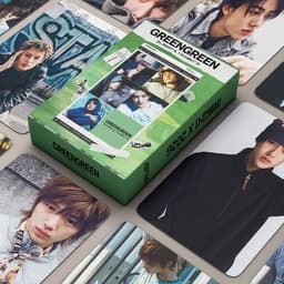 Hộp ảnh thẻ lomo Cỏ Tý XANH Co/rtis MARTIN, JAMES, JUHOON, SEONGHYEON, KEONHO ~55 Photocard Laser Card Idol Kpop
 3