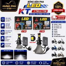 Bóng led kamthai 2tim.3tim chân h4 1