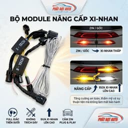 Modul Nâng Cấp Xi-nhan KIA Carnival bản là full giắc trên dưới không phải trích dây Đưa Xi-nhan Lên Cao Cắm Zin 5