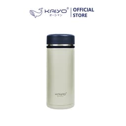 Bình giữ nhiệt hai lớp inox 304 Kaiyo, 360ml, màu trắng sữa mã [KVF-6957] 1