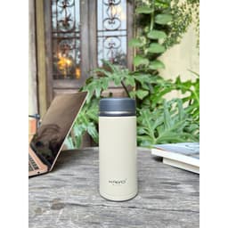 Bình giữ nhiệt hai lớp inox 304 Kaiyo, 360ml, màu trắng sữa mã [KVF-6957] 4