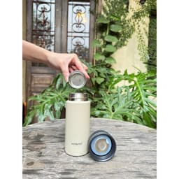 Bình giữ nhiệt hai lớp inox 304 Kaiyo, 360ml, màu trắng sữa mã [KVF-6957] 7