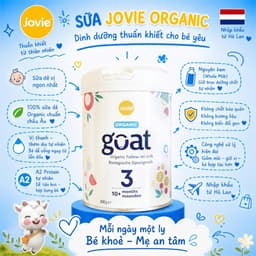 [CHÍNH HÃNG NHẬP KHẨU] Sữa Công Thức Dê JOVIE Organic Goat Milk 7