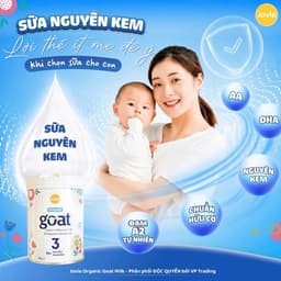 [CHÍNH HÃNG NHẬP KHẨU] Sữa Công Thức Dê JOVIE Organic Goat Milk 6