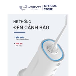 Máy tăm nước Extra Water Tank 4 chế độ KAIYO màu trắng [mã KOR-4014] 5