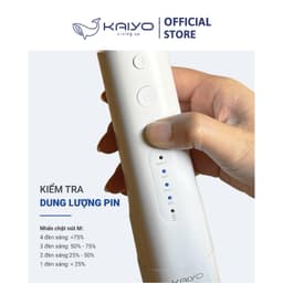 Máy tăm nước Extra Water Tank 4 chế độ KAIYO màu trắng [mã KOR-4014] 6