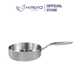 Chảo inox 316 liền khối 5-ply Premium Kaiyo - thành cao, size 24cm [mã KSP-3840] 1