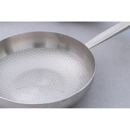 Chảo đúc inox 3 lớp thân đáy liền dập nổi Kaiyo, sâu lòng có vung kính size 24cm [mã KIW-6735] 4
