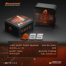 Bóng LED Aozoom A65 65W siêu sáng, phù hợp chân H4 H7 H11 9005 9006 9012 (giá 1 đôi) 2