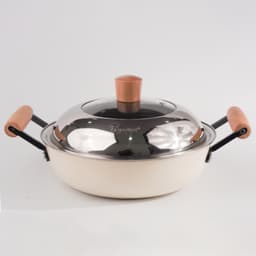 Chảo gang tráng men thủ công La gourmet, chống dính tự nhiên an toàn sức khỏe 7