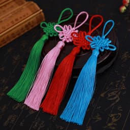 Dây Treo Đồng Tâm Kết Tua Rua Phong Cách Cổ Trang Trung Hoa Nhiều Màu 4