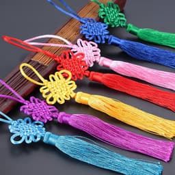 Dây Treo Đồng Tâm Kết Tua Rua Phong Cách Cổ Trang Trung Hoa Nhiều Màu 6