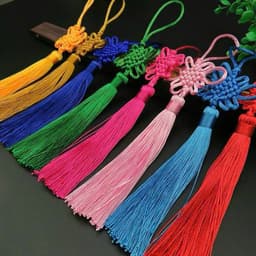 Dây Treo Đồng Tâm Kết Tua Rua Phong Cách Cổ Trang Trung Hoa Nhiều Màu 7