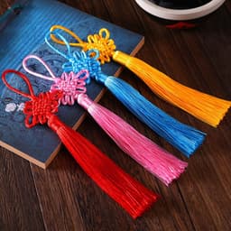 (COMBO 5 CHIÊC) Dây Treo Đồng Tâm Kết Tua Rua Phong Cách Cổ Trang Trung Hoa Nhiều Màu 5