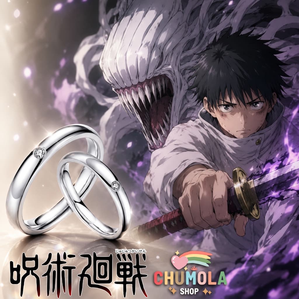 Nhẫn Đôi Yuta Okkotsu & Rika Jujutsu Kaisen Cosplay Anime Chú Thuật Hồi Chiến