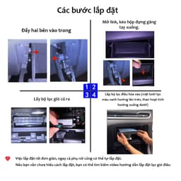 VINFAST VF8/VF9 Lọc gió điều hoà ô tô với HEPA 2.5 và than hoạt tính 9