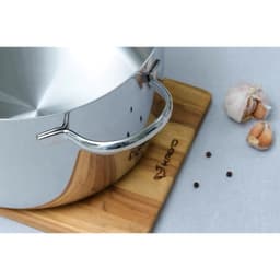 Nồi inox thân đáy liền Try-Ply Kaiyo, vung kính, size 20cm (Classic Pro) [KIC-6841] 4