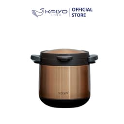 Nồi ủ chân không 2 tay cầm Kitchen Mate Kaiyo, dung tích 4,5L, màu vàng [mã KTC-6896] 1
