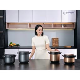 Nồi ủ chân không 2 tay cầm Kitchen Mate Kaiyo, dung tích 4,5L, màu vàng [mã KTC-6896] 8