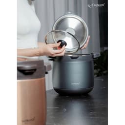 Nồi ủ chân không 2 tay cầm Kitchen Mate Kaiyo, dung tích 4,5L, màu ghi [mã KTC-6902] 5