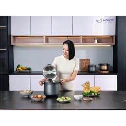 Nồi ủ chân không 2 tay cầm Kitchen Mate Kaiyo, dung tích 4,5L, màu ghi [mã KTC-6902] 7