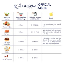 Nồi ủ chân không Kaiyo màu vàng, dung tích 3,0 lít [mã KTC-3239] 8