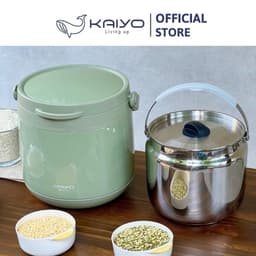 Nồi ủ chân không Kaiyo màu xanh mint-green dung tích 4,5L [mã KTC-3246] 4
