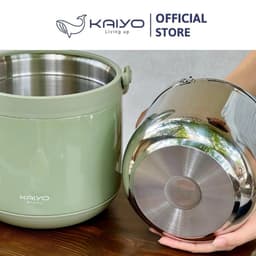 Nồi ủ chân không Kaiyo màu xanh mint-green dung tích 4,5L [mã KTC-3246] 5