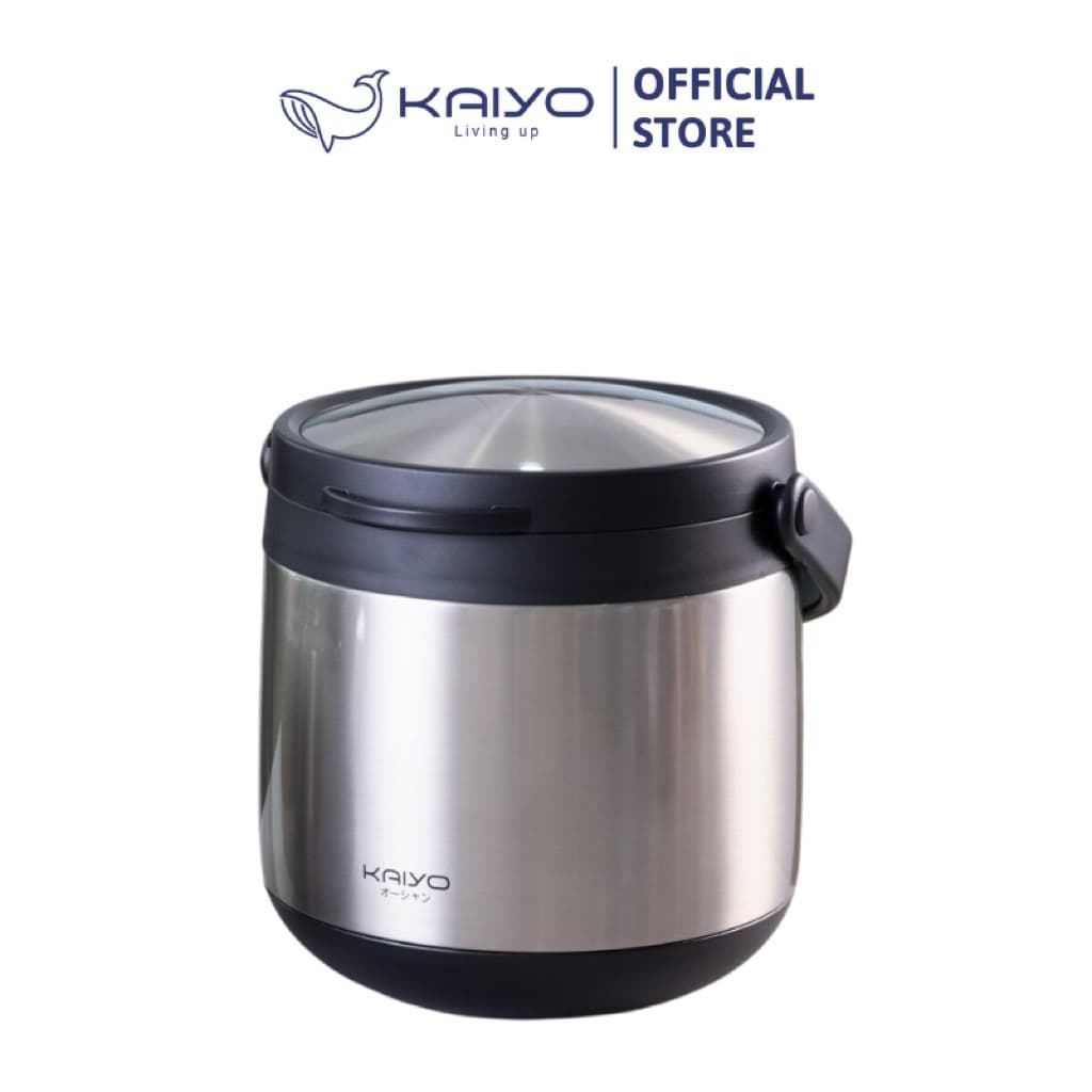 Nồi ủ chân không Kaiyo màu Inox, dung tích 4,5 lít [mã KTC-3901]