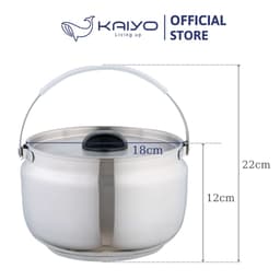 Nồi ủ chân không Kaiyo màu vàng, dung tích 3,0 lít [mã KTC-3239] 3