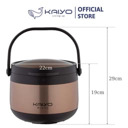 Nồi ủ chân không Kaiyo màu vàng, dung tích 3,0 lít [mã KTC-3239] 2