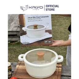 Nồi nhôm đúc đáy từ nguyên khối Elegant Kaiyo, 24cm [mã KAC-2119] 3