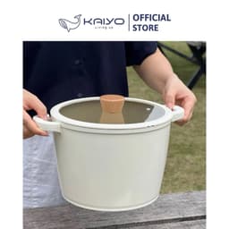 Nồi nhôm đúc thành cao đáy từ nguyên khối Elegant Kaiyo, 24cm [mã KAC-2126] 4