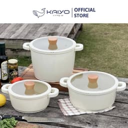 Nồi nhôm đúc thành cao đáy từ nguyên khối Elegant Kaiyo, 24cm [mã KAC-2126] 9