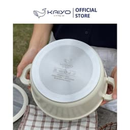 Nồi nhôm đúc thành cao đáy từ nguyên khối Elegant Kaiyo, 24cm [mã KAC-2126] 8