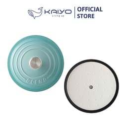 Nồi gang Oceno màu xanh mint 22cm [mã OCP-1020] 5